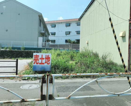 八戸市根城、土地の画像です