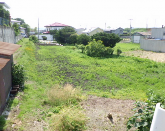 八戸市大字根城、土地の画像です