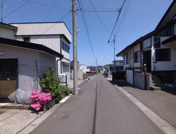 八戸市桜ケ丘、土地の画像です