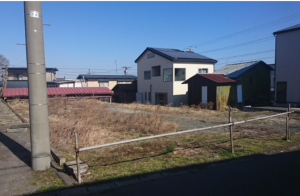 八戸市大字鮫町、土地の画像です
