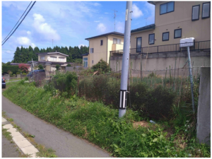 八戸市大字鮫町、土地の画像です