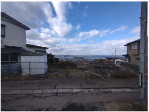八戸市大字鮫町、土地の画像です