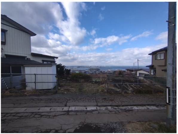 八戸市大字鮫町、土地の画像です