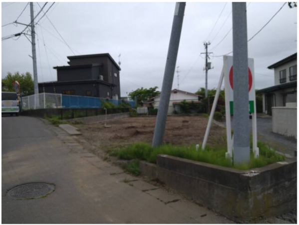 八戸市大字鮫町、土地の画像です
