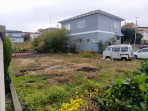 八戸市大字鮫町、土地の画像です