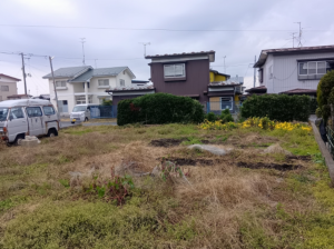 八戸市大字鮫町、土地の画像です