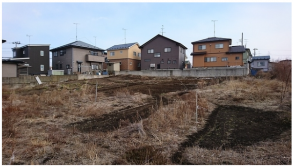 八戸市大字鮫町、土地の画像です