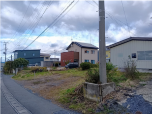 八戸市大字鮫町、土地の画像です