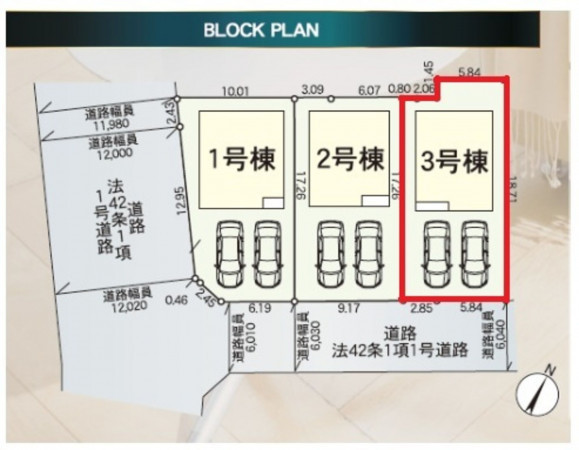 八戸市湊高台、新築一戸建ての画像です