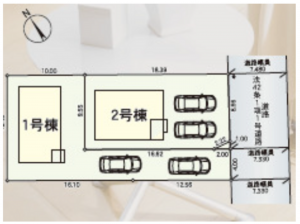 八戸市一番町、新築一戸建ての画像です