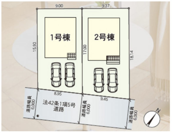 八戸市大字尻内町、新築一戸建ての画像です