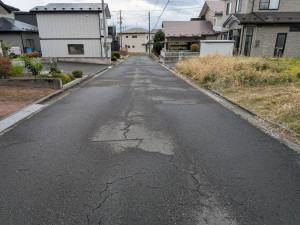 八戸市東白山台、土地の画像です