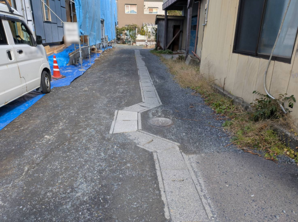 八戸市吹上、土地の画像です