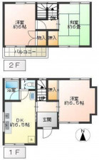 横浜市都筑区池辺町、中古一戸建ての間取り画像です