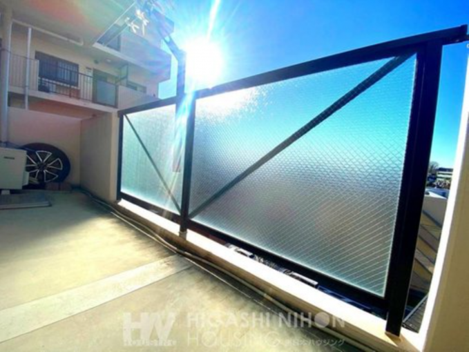 横浜市都筑区池辺町、中古マンションのバルコニー画像です