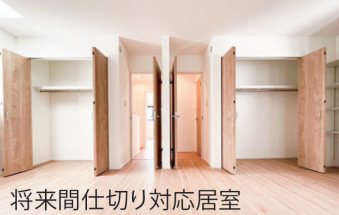横浜市都筑区池辺町、新築一戸建ての寝室画像です