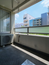 横浜市都筑区荏田東、中古マンションのバルコニー画像です