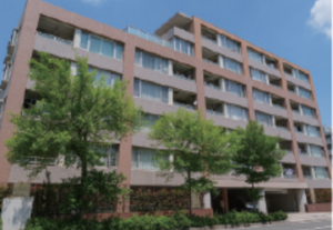 横浜市都筑区荏田東、中古マンションの外観画像です