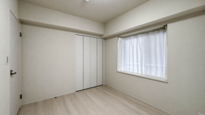 横浜市都筑区茅ケ崎東、中古マンションの寝室画像です