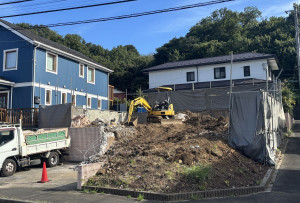 横浜市都筑区茅ケ崎中央、土地の間取り画像です
