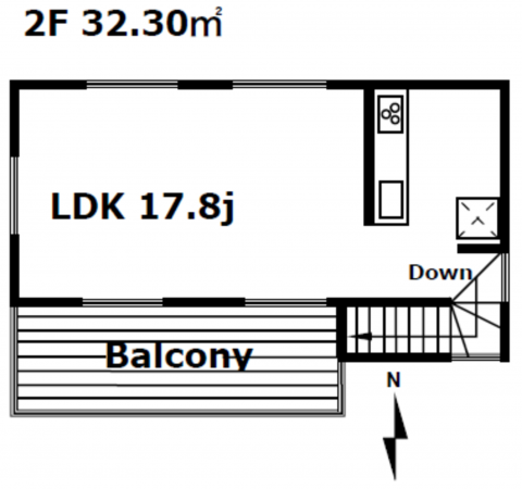 板橋区小茂根、中古一戸建ての間取り画像です