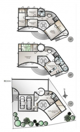 板橋区大谷口、中古一戸建ての間取り画像です