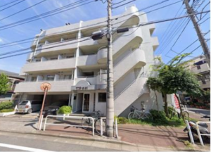 板橋区赤塚新町、中古マンションの外観画像です