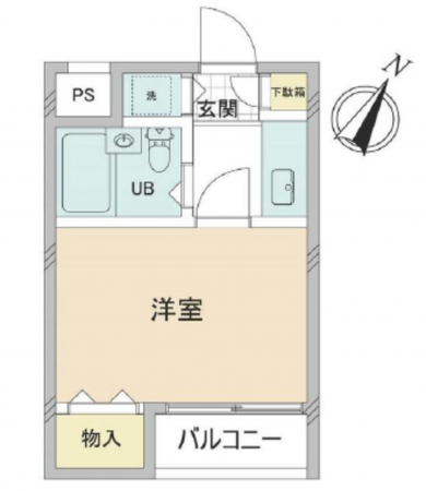 板橋区三園、中古マンションの間取り画像です