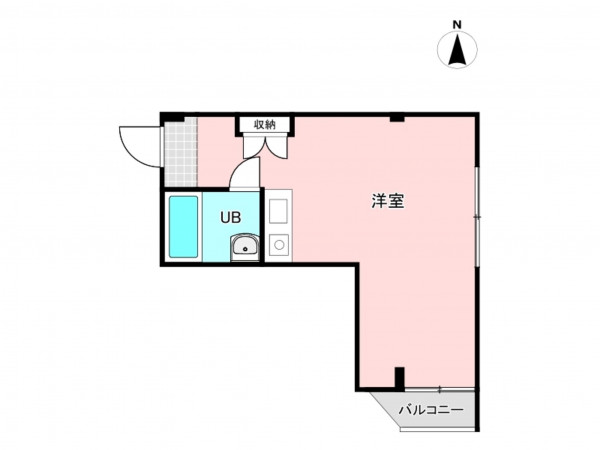 板橋区桜川、中古マンションの間取り画像です