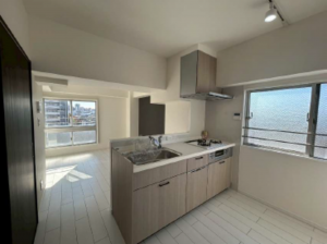 板橋区大和町、中古マンションの居間画像です