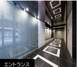 板橋区東山町、中古マンションのエントランス画像です