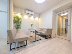 板橋区成増、中古マンションの居間画像です