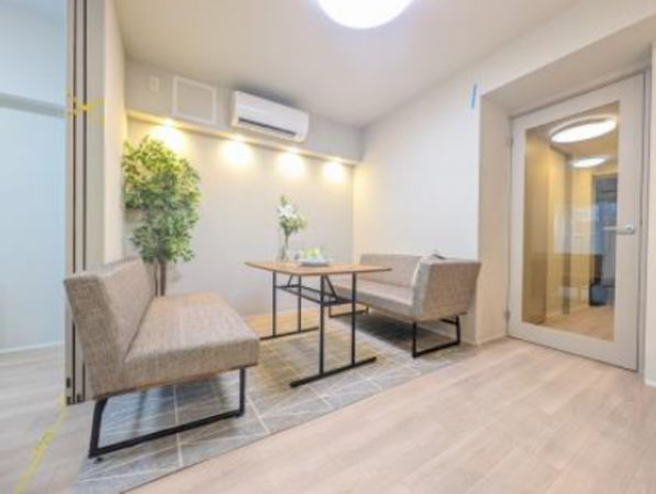 板橋区成増、中古マンションの居間画像です