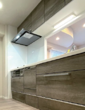 板橋区中丸町、中古マンションのキッチン画像です