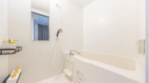 板橋区東山町、収益物件/アパートの風呂画像です