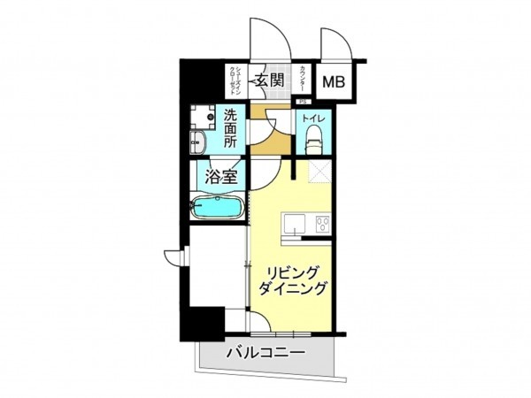 板橋区南町、中古マンションの間取り画像です