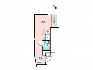 板橋区上板橋、中古マンションの間取り画像です