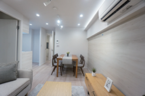 板橋区板橋、中古マンションの居間画像です