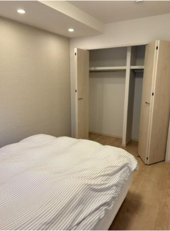 板橋区小茂根、中古マンションの寝室画像です