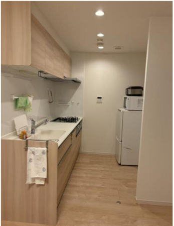 板橋区小茂根、中古マンションのキッチン画像です