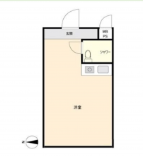 板橋区板橋、収益物件/店舗付住宅の間取り画像です