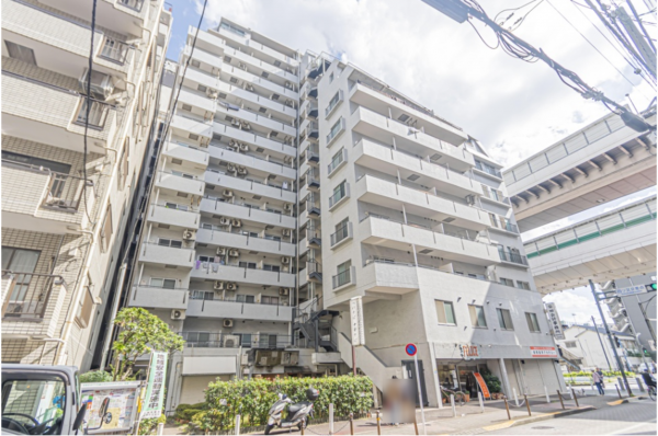 板橋区板橋、収益物件/店舗付住宅の外観画像です