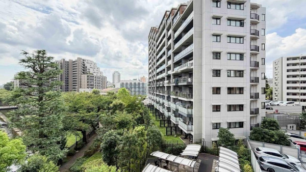 板橋区加賀、中古マンションの外観画像です