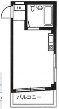 板橋区徳丸、中古マンションの間取り画像です