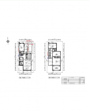 板橋区富士見町、新築一戸建ての間取り画像です