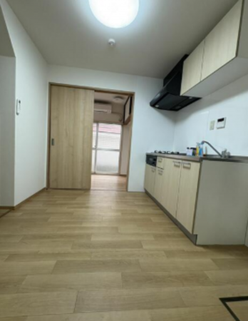 板橋区徳丸、収益物件/アパートのキッチン画像です