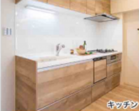 板橋区大山金井町、中古マンションのキッチン画像です