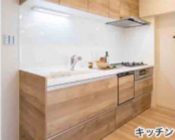 板橋区大山金井町、中古マンションのキッチン画像です