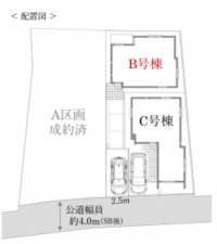 板橋区西台、新築一戸建ての間取り画像です
