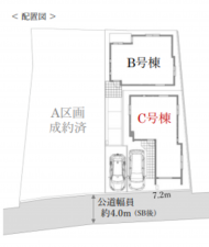板橋区西台、新築一戸建ての間取り画像です